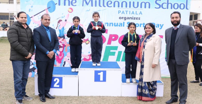 Millennium school Patiala organized Annual Sports Day