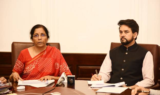 Union FM announces reliefs in IT, GST/Indirect Tax, Corporate Affairs, Financial Services