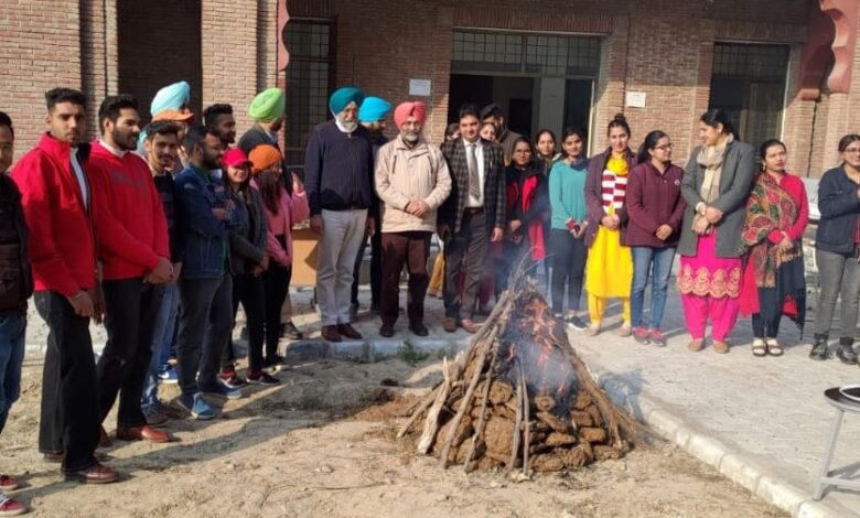 Lohri celebration with great joy and fervor at MRSPTU, Bathinda