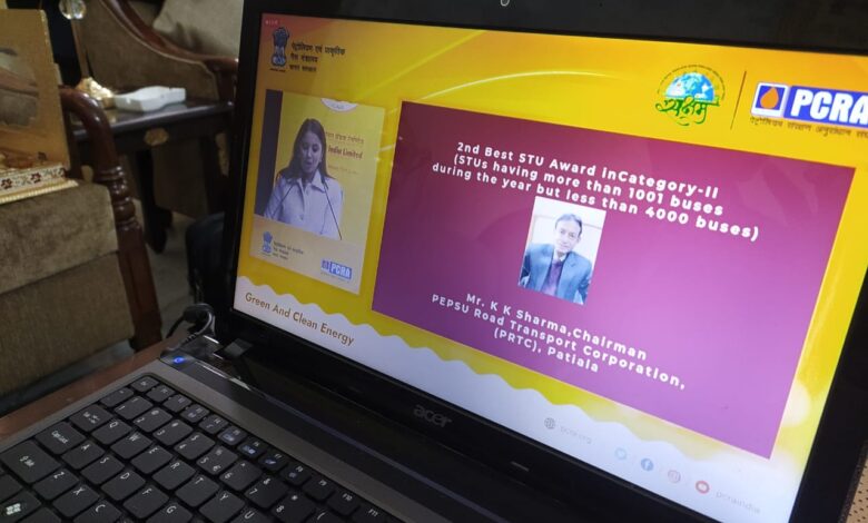 PRTC did it -adjudged amongst best in country’s fuel efficient transport organization-Sharma