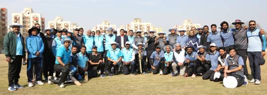 Power Cup 2021 friendly cricket match played between Ministry of Power and Power CPSU teams