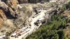 Glacier breaks in Uttarakhand; flood alert sounded -Photo courtesy-Internet