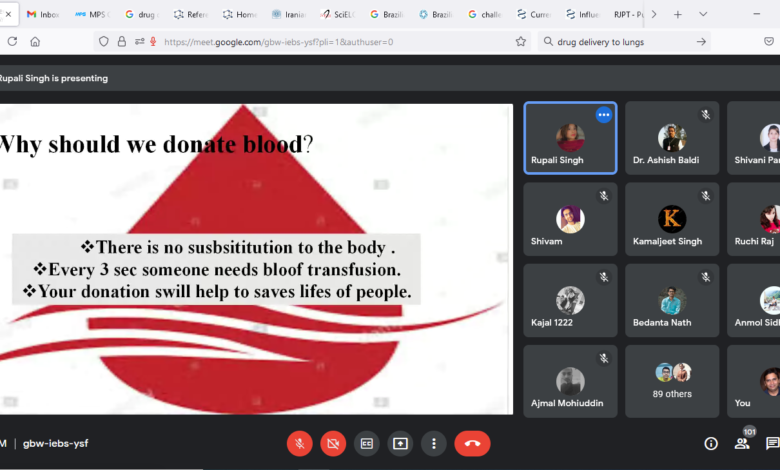 National level poster making competition marks World Blood Donor Day celebration at MRSPTU