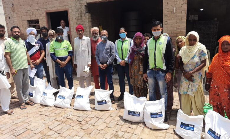 TSPL extends ration support to needy families in the community